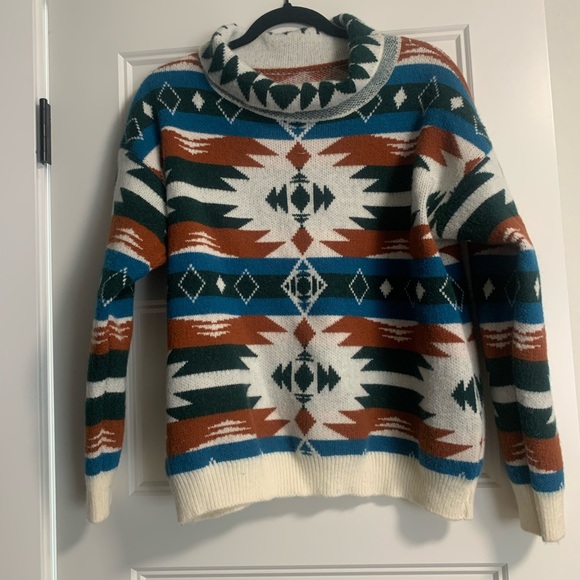 Wool Aztec sweater - Picture 1 of 2
